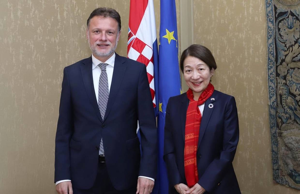 Jandroković u oproštajni posjet primio veleposlanicu Japana