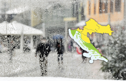 Upalili žuti meteoalarm: Diljem zemlje kiša, poledica i minusi. Jugo za vikend donosi preokret