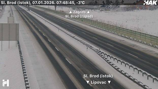 FOTO Autoceste diljem Hrvatske zametene snijegom, pogledajte