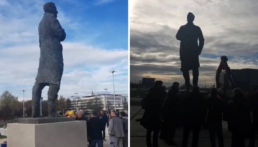 Postavljen je spomenik Franji Tuđmanu: 'Najveći i najljepši!'