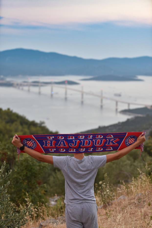 Atmosfera za vrijeme službenog otvorenja Pelješkog mosta 