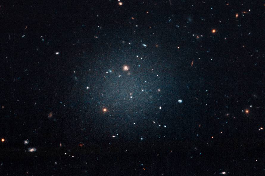 NASA handout photo of the galaxy named NGC 1052-DF2