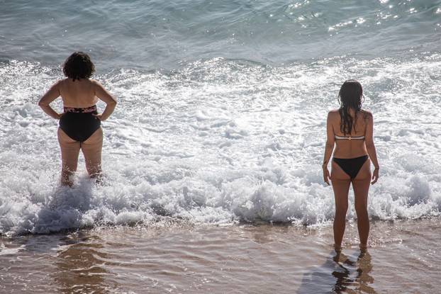 Dubrovnik: Kupači na najpoznatijoj gradskoj plaži Banje