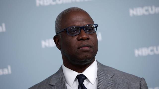 FILE PHOTO: Actor Andre Braugher from the NBC series "Brooklyn Nine-Nine" poses at the NBCUniversal UpFront presentation in New York City