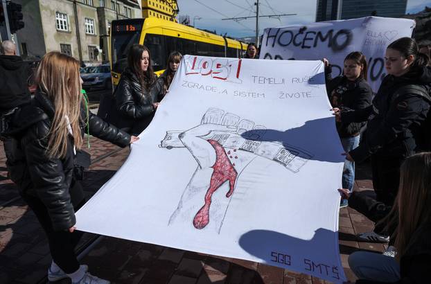 Novi prosvjed na ulicama Sarajeva nakon teške tramvajske nesreće