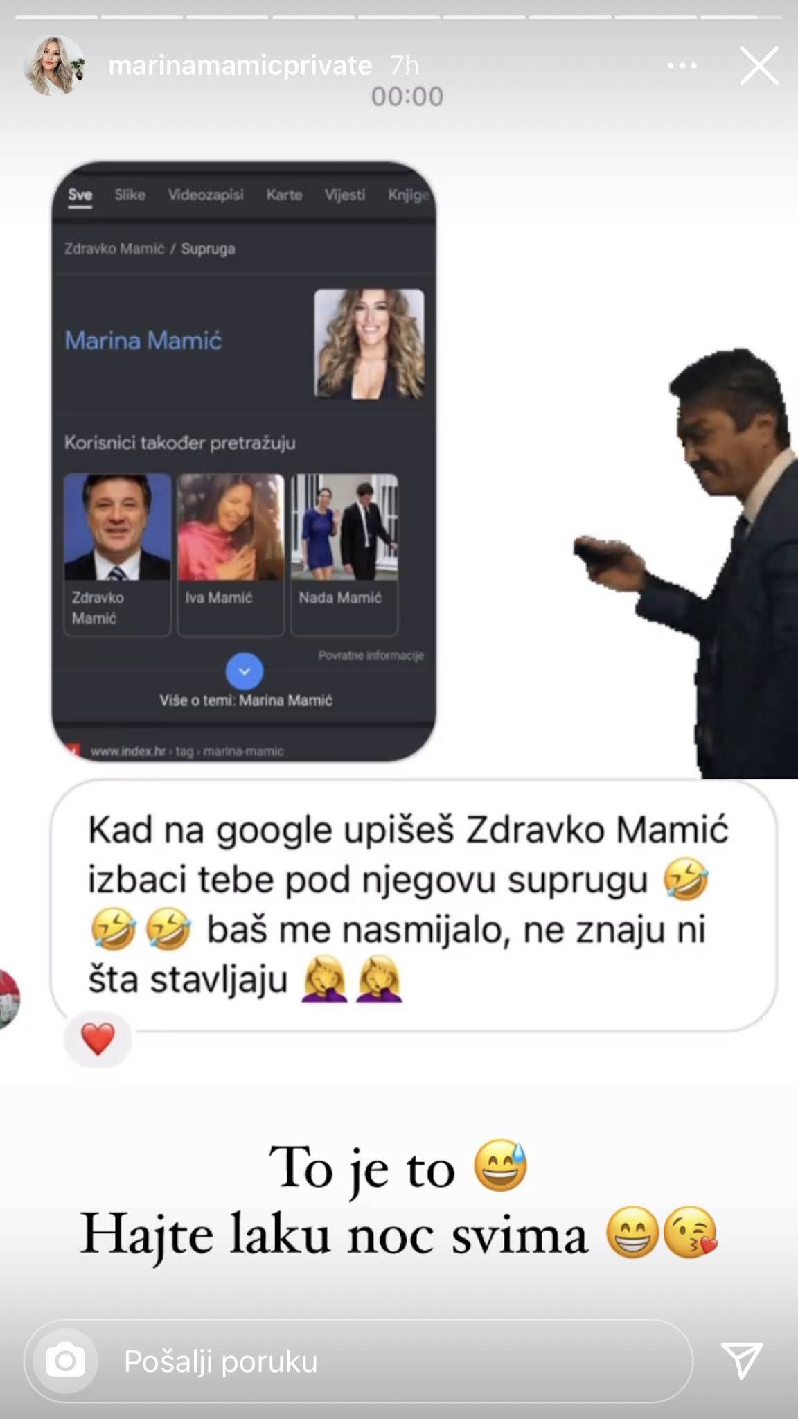 Šminkerica Marina na internetu postala žena Zdravka Mamića: 'Kako su ti smjestili, ovo je sve!'