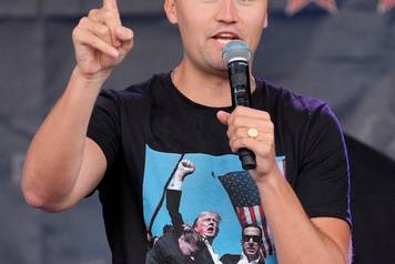 FILE PHOTO: Charlie Kirk at day 3 of the Republican National Convention in Milwaukee, Wisconsin