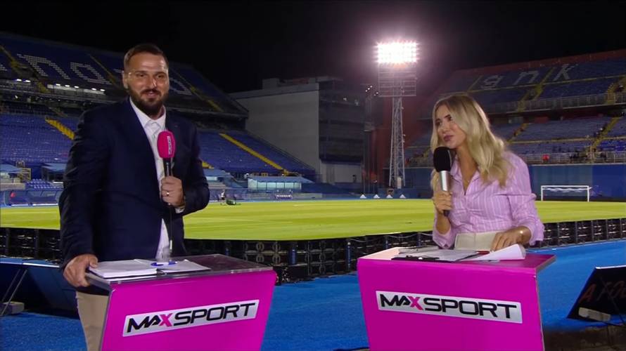 Svi su gledali u nju! Sportska novinarka ukrala pozornost na utakmici Osijeka i Lokomotive