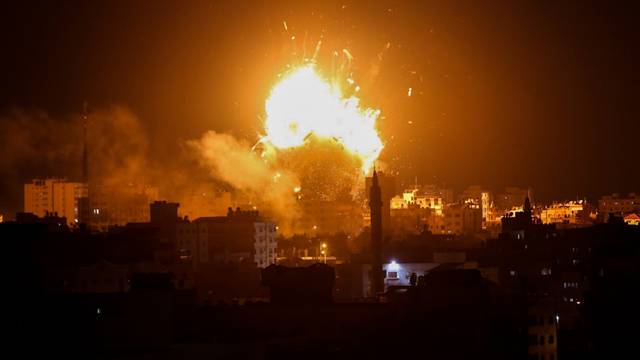 Israel airstrikes on Hamas-run TV station in Gaza