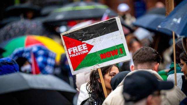 Pro-Palestine rally of the Palestinian Community Bremen