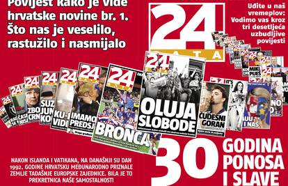 U subotu dar uz 24sata: Posebni prilog o 30 godina priznanja samostalne i neovisne Hrvatske