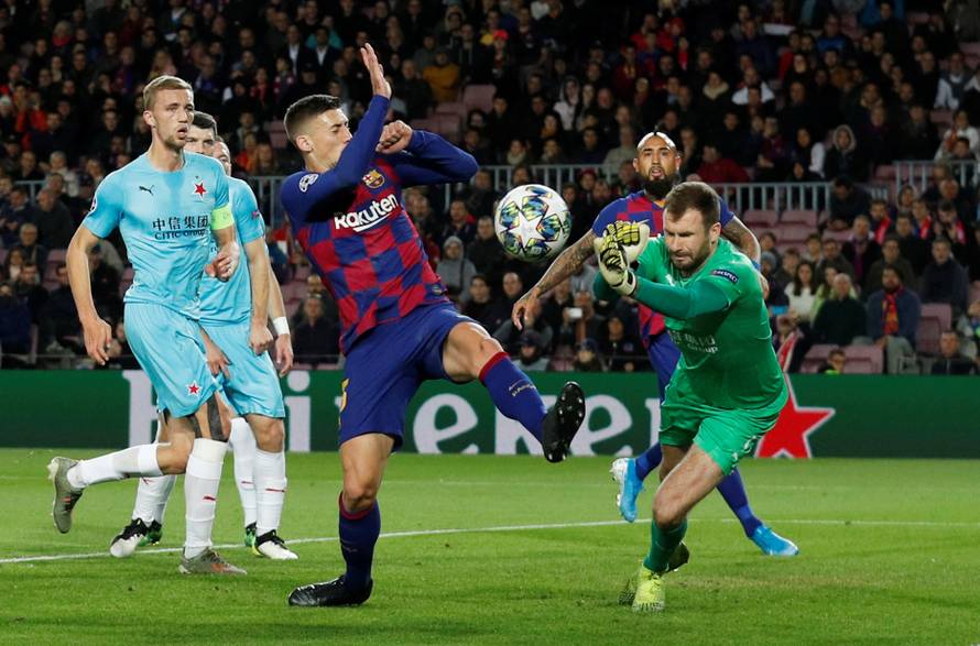 Champions League - Group F - FC Barcelona v SK Slavia Prague