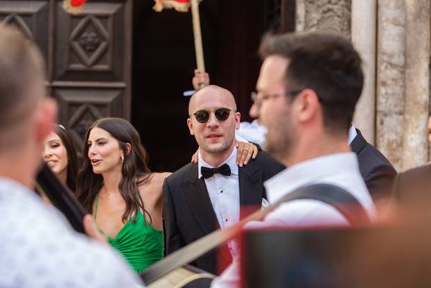 ARHIVA - 2022. Zadar: Vjenčanje Dominika Livakovića i njegove odabranice Helene Matić