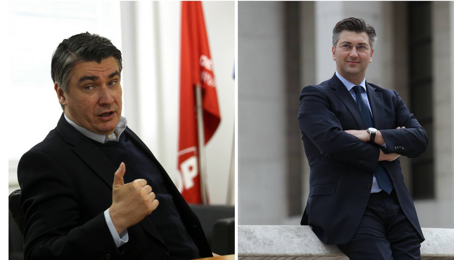 Velika TV debata: Danas će se sučeliti Milanović i Plenković