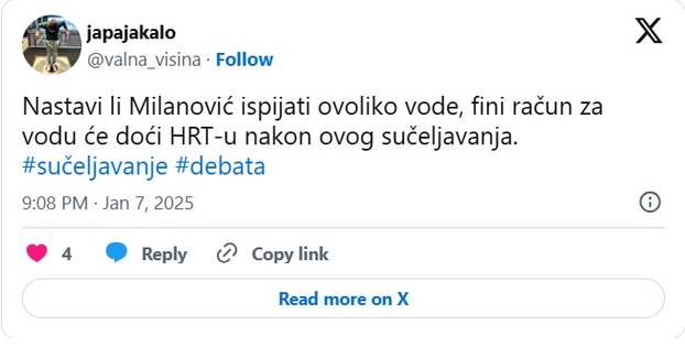 FOTO Internet se još nije ugasio! Ljudi o debati: 'Slogan drugog kruga je - kakvo je, takvo je...'