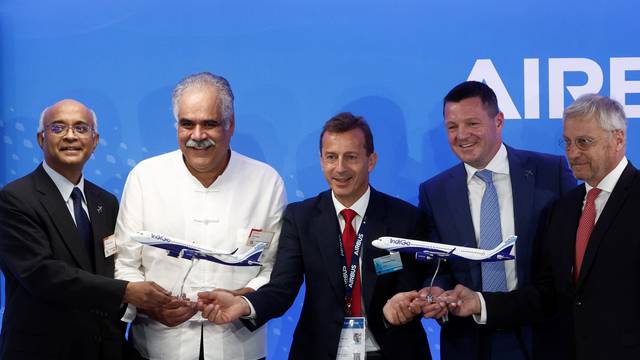 Airbus wins record 500-plane order from India's IndiGo