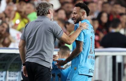 VIDEO Santos blizu ispadanja iz lige, Neymar poludio na trenera u sred utakmice: 'Mene vadiš?'