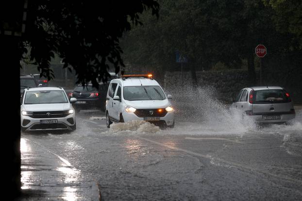 Veliki pljusak u Rijeci 