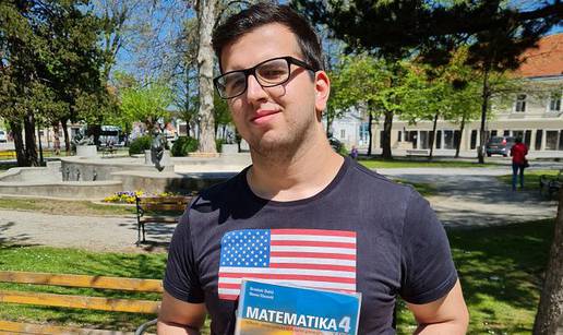 Finalist iz srušene škole: Leon je petrinjski maturant i natječe se na prvenstvu iz matematike