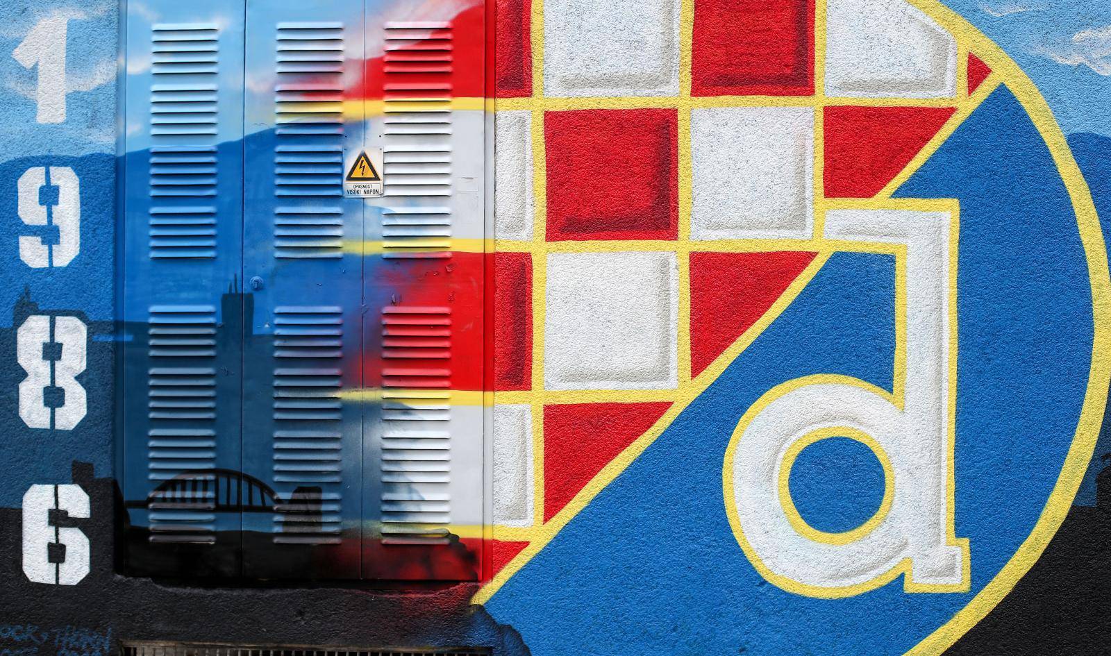 Zagreb: Murali i grafiti Bad Blue Boysa posvećeni Dinamu