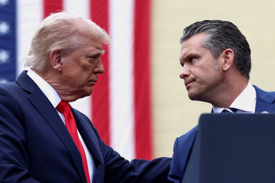 Ceremony marking the 24th anniversary of the September 11 attacks at the Pentagon