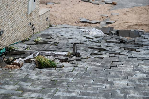 Kozino: Oštećen prilazni put koji vodi do luksuznih vila u vlasništvu Luke Modrića 