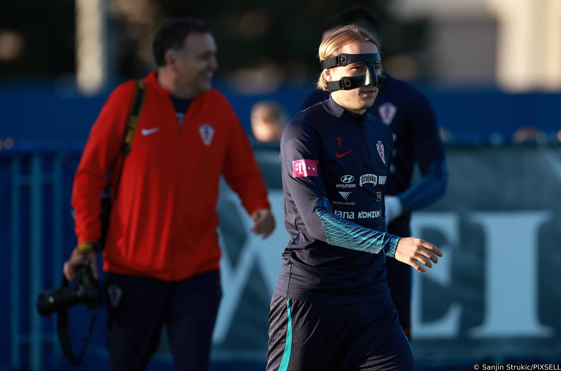 Zagreb: Hrvatska nogometna reprezentacija odradila trening na Maksimiru