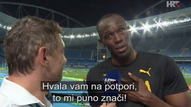Bolt poručio Hrvatima: Oni su divni i vole me, to mi znači...