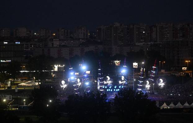 Pogled na koncert Eda Sheerana na Zagrebačkom Hipodromu