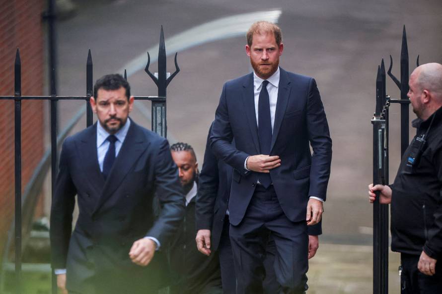 Trial in Britain's Prince Harry and others' phone-hacking lawsuit against Daily Mail, in London