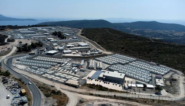 Inauguration of a closed-type migrant camp on the island of Samos