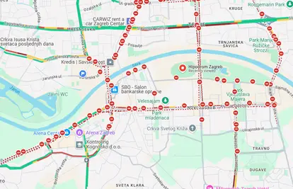 FOTO Evo kako možete autom iz Zagreba, zatvorili su pola grada