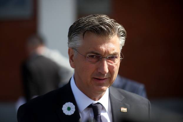 Andrej Plenković na obilježavanju 30. godišnjice genocida u Srebrenici
