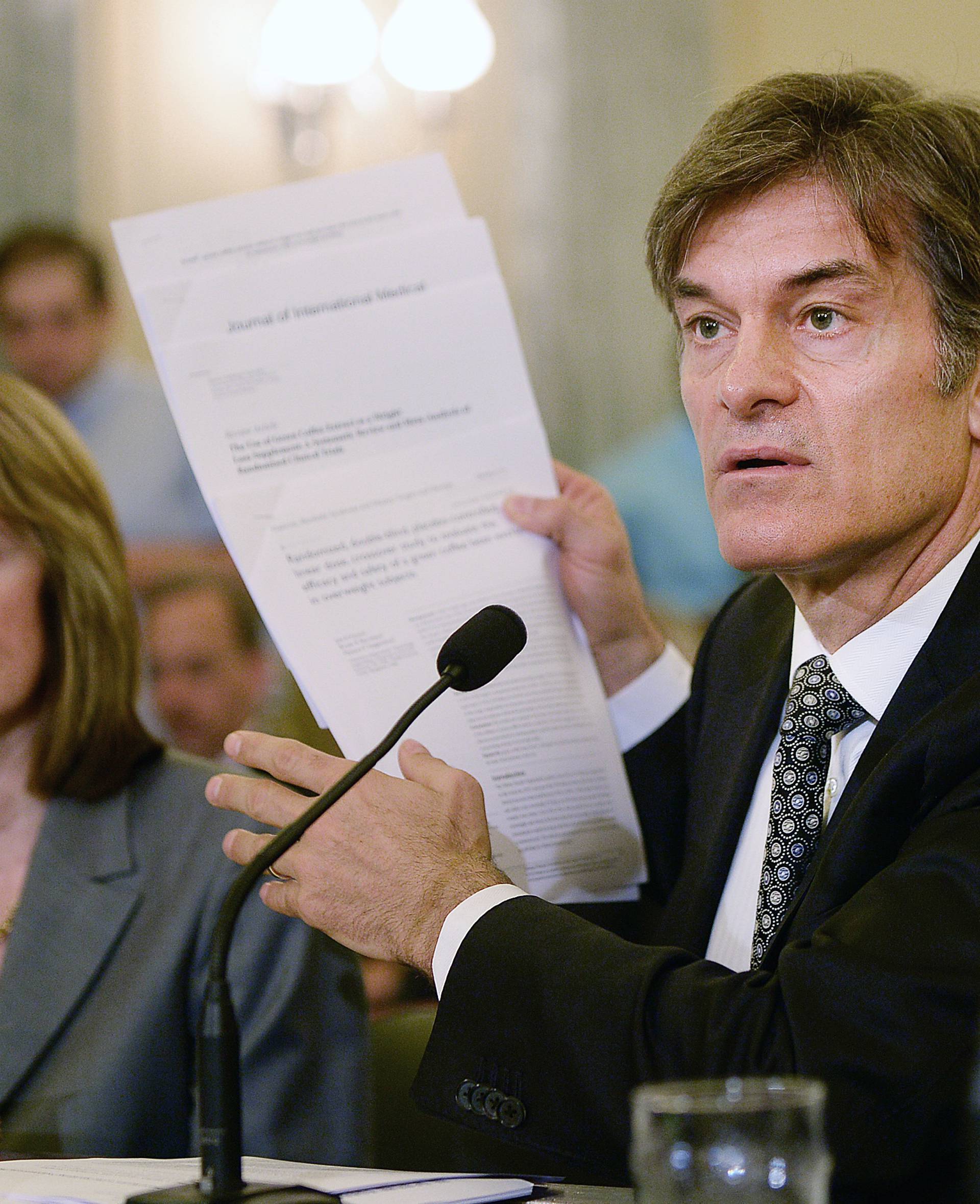 Mehmet Oz, host of the Dr. Oz Show testifies on Protecting Consumers from False and Deceptive Advertising of Weight-Loss Products - DC