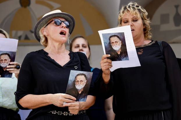 Sprovod glumca Josipa Pejakovića u Sarajevu