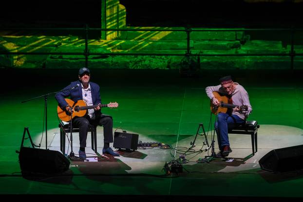 Pula: Vlatko Stefanovski I Miroslav Tadic odrzali su koncert u malom rimskom kazalistu