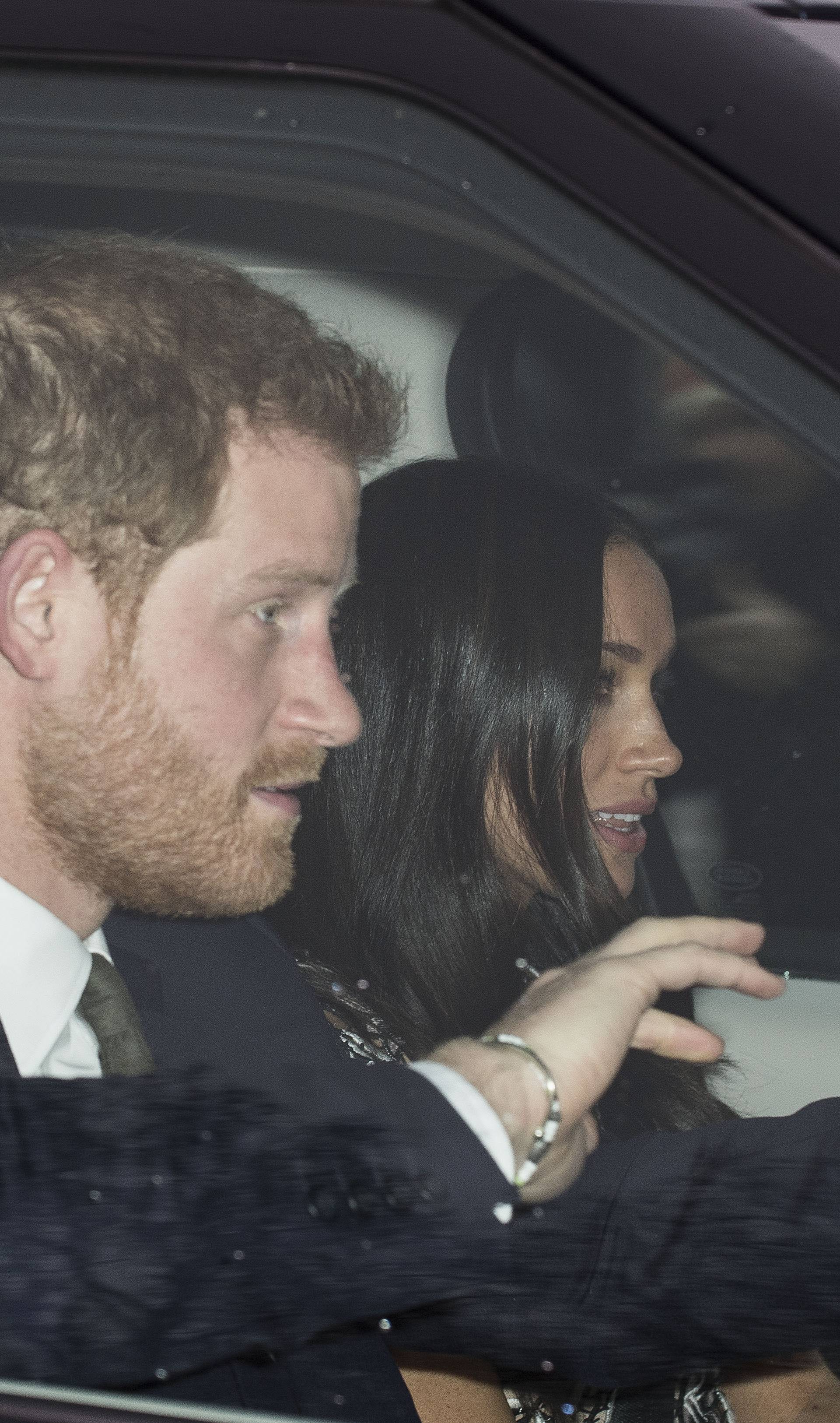 Prince Harry and Meghan Markle Christmas Lunch