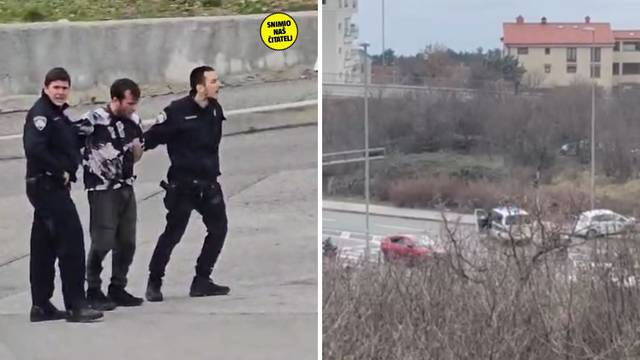VIDEO Detalji potjere: Autom pokušao zgaziti policajca pa im bježao od Opatije do Rijeke