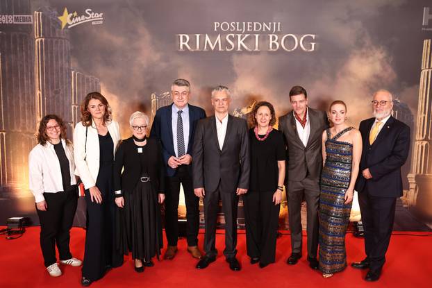Zagreb: Premijera filma "Posljednji rimski bog" Domagoja Burića