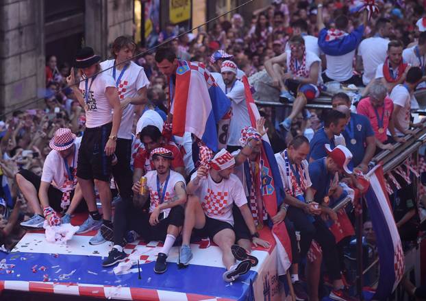 ARHIVA - 2018. Godišnjica dočeka Vatrenih nakon osvajanja srebrne medalje na SP-u u Rusiji