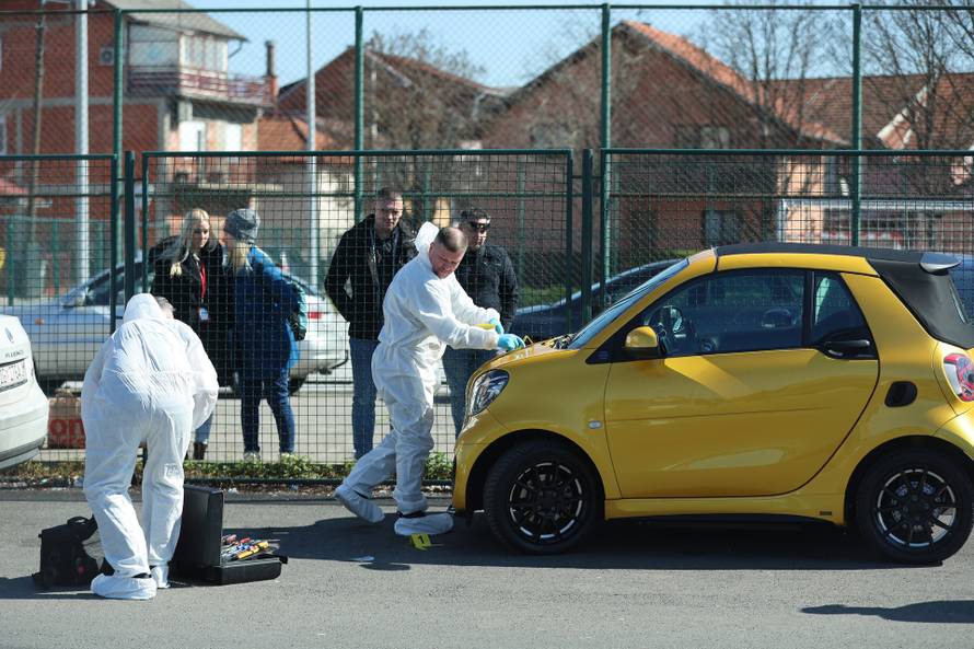 Zagreb: Policijski očevid u Dubravi gdje je jutros došlo do pucnjave