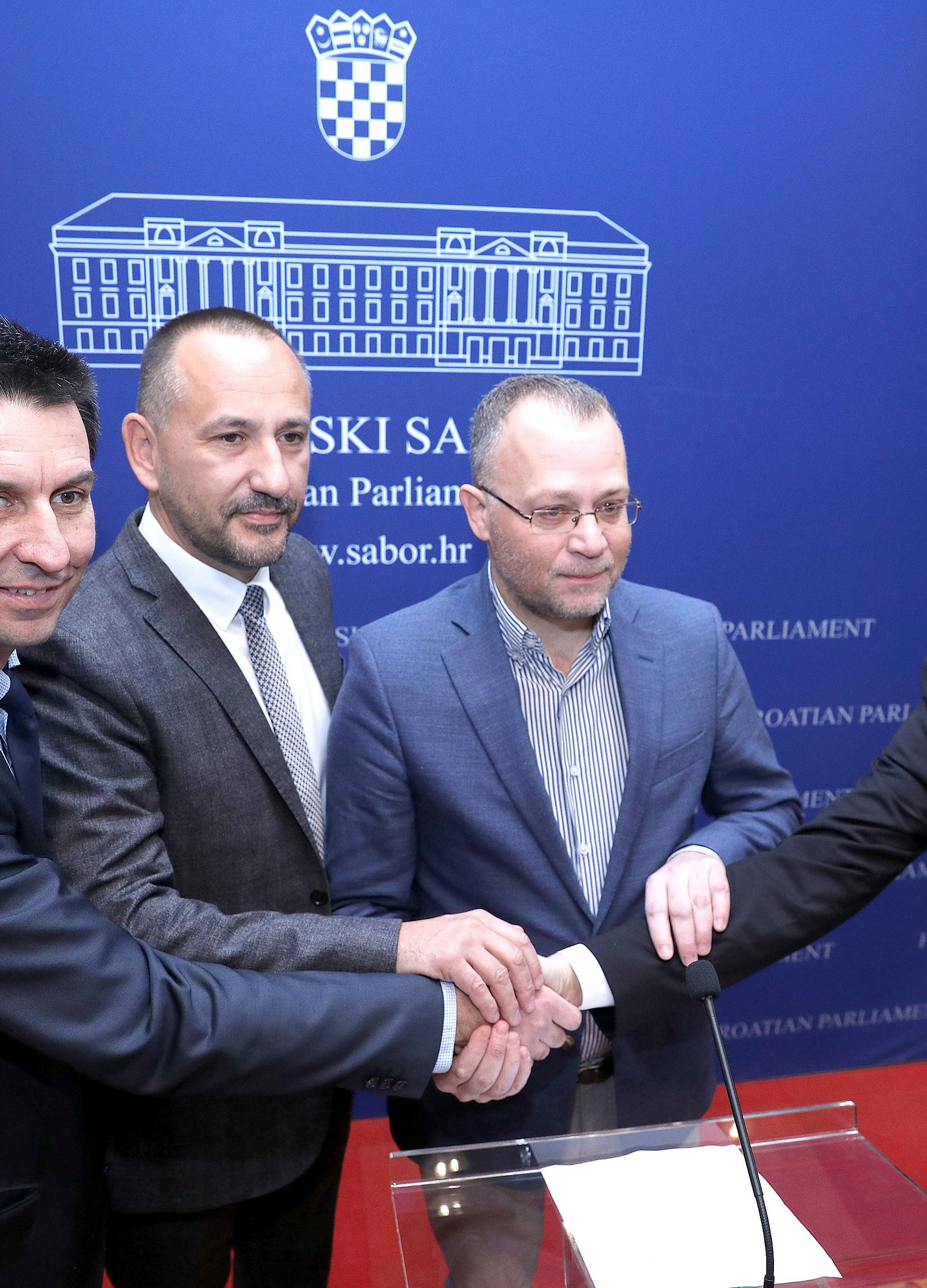 Zagreb: Potpisan ugovor o suradnji suverenističkih stranaka na parlamentarinim izborima 2020. godine