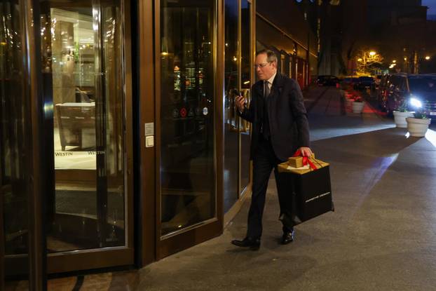 Zagreb: Dolazak uzvanika na svadbu Marijana Kustića i Nike Perenčević