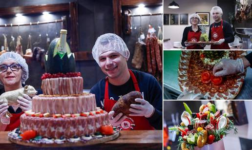 Torta od pršuta i slanine, buketi bez cvijeća: Slavica od domaćih delicija pravi 'mesnu poeziju'