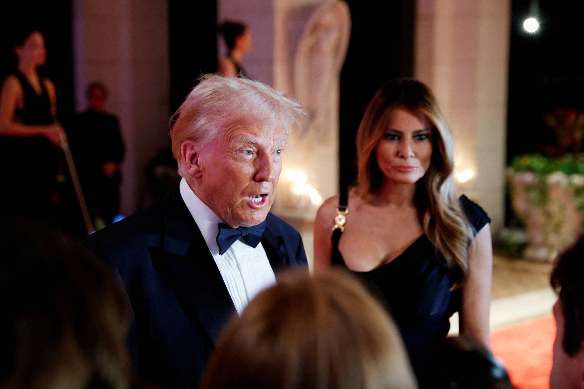 U.S. President-elect Donald Trump attends a New Year's Eve event at Mar-a-Lago in Palm Beach