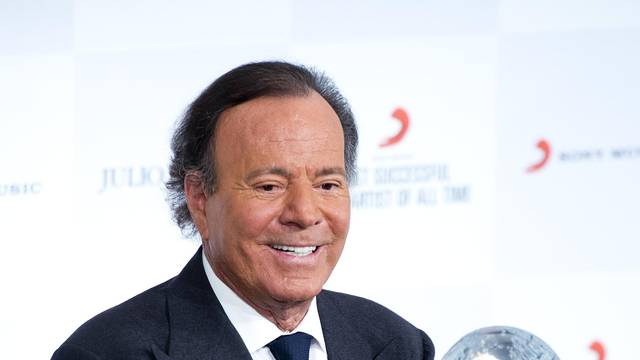 Julio Iglesias presented with Most Successful Latin Artist of All Time Award - London