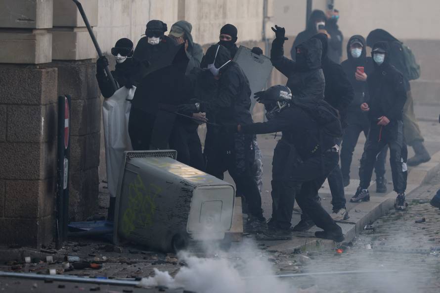 Nationwide protests in France against the cost of living