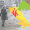 Žuti i narančasti meteoalarm i dalje na snazi u zemlji: Očekuju se jaki udari bure, kiša i snijeg