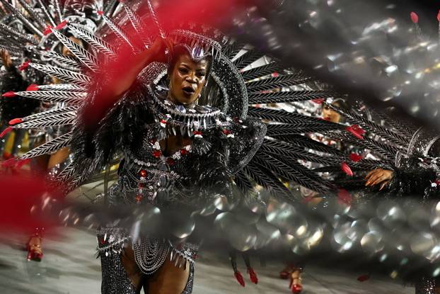Carnival parade in Sao Paulo