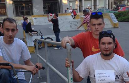 I mladi bjelovarski 'skejteri' skupljaju pomoć za stradale